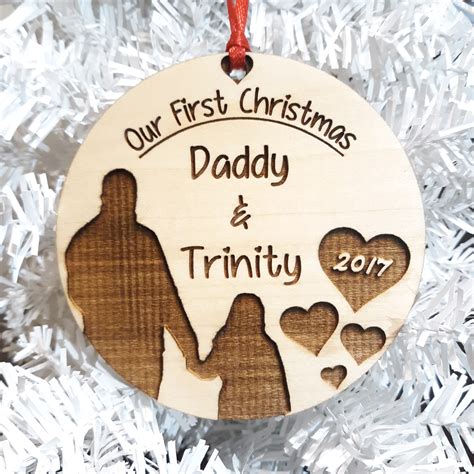 daddy daughter christmas ornament